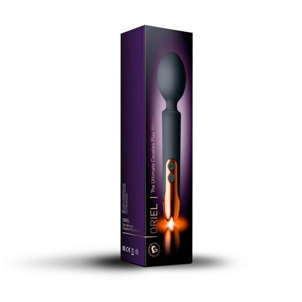 Oriel Rechargeable Wand – Black and Copper ViPstore.hu - Erotika Webáruház - Szexshop