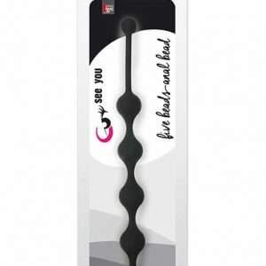 See You Five Beads Anal Black ViPstore.hu - Erotika Webáruház - Szexshop