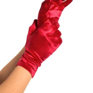 Wrist Length Satin Gloves, red, O/S ViPstore.hu - Erotika Webáruház - Szexshop