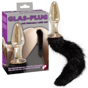 Glass Plug with Tail ViPstore.hu - Erotika Webáruház - Szexshop