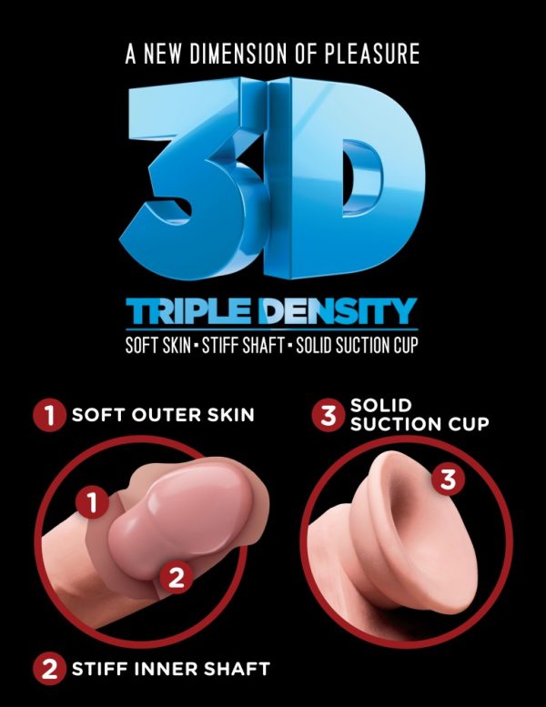 9.5" Triple Density Double Penetrator Light ViPstore.hu - Erotika Webáruház - Szexshop 2