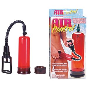 New Stay Hard Pump Clear Red ViPstore.hu - Erotika Webáruház - Szexshop