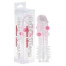 Super Stretch Transparent Silicone Sleeve With Little Balls | ViPstore.hu - Erotika webáruház #1 - EAN 4890888512285 | SKU SEVCR00953
