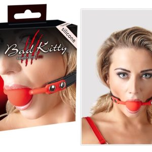 Bad Kitty Red Gag Silicone ViPstore.hu - Erotika Webáruház - Szexshop