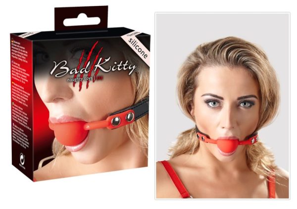 Bad Kitty Red Gag Silicone ViPstore.hu - Erotika Webáruház - Szexshop