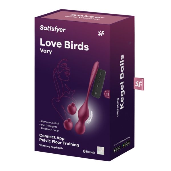 Love Birds Vary Connect App wine red ViPstore.hu - Erotika Webáruház - Szexshop