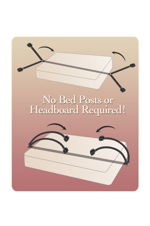 Bed Bindings Restraint Kit  Black ViPstore.hu - Erotika Webáruház - Szexshop 4