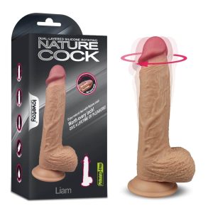 Dual layered Silicone Rotating Nature Cock Liam Flesh ViPstore.hu - Erotika Webáruház - Szexshop