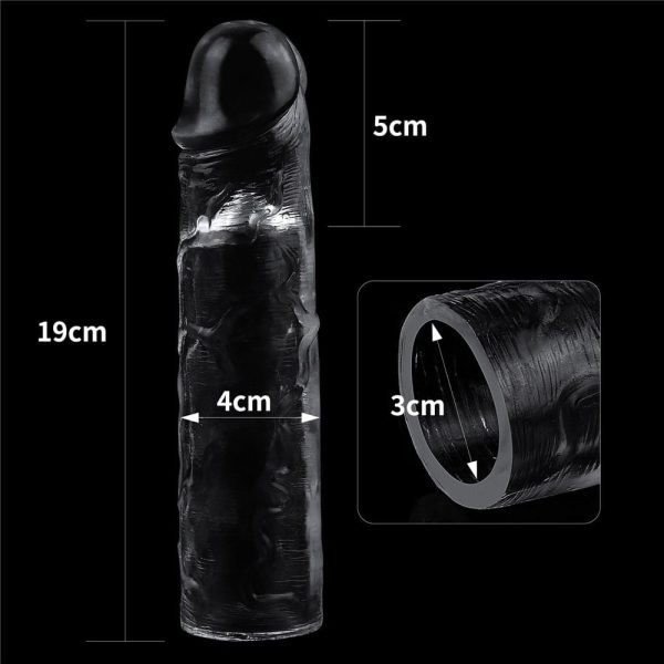 Flawless Clear Penis Sleeve Add 2'' ViPstore.hu - Erotika Webáruház - Szexshop 7