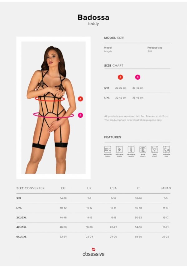 Badossa crotchless teddy L/XL ViPstore.hu - Erotika Webáruház - Szexshop 7