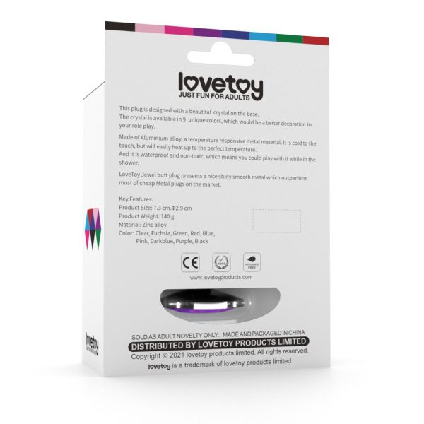 Rosebud Classic Metal Plug S Purple ViPstore.hu - Erotika Webáruház - Szexshop 3