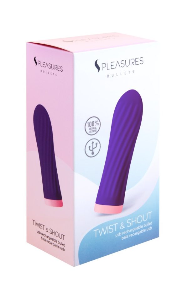 S PLEASURES BULLET TWIST&SHOUT  – PURPLE ViPstore.hu - Erotika Webáruház - Szexshop