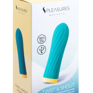 S PLEASURES BULLET TWIST&SHOUT  – TURQUOISE ViPstore.hu - Erotika Webáruház - Szexshop