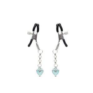 Glow-in-dark Nipple Clamps,Light Blue (2pcs a set) ViPstore.hu - Erotika Webáruház - Szexshop