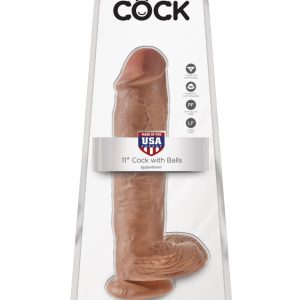 11" Cock with Balls  Tan ViPstore.hu - Erotika Webáruház - Szexshop