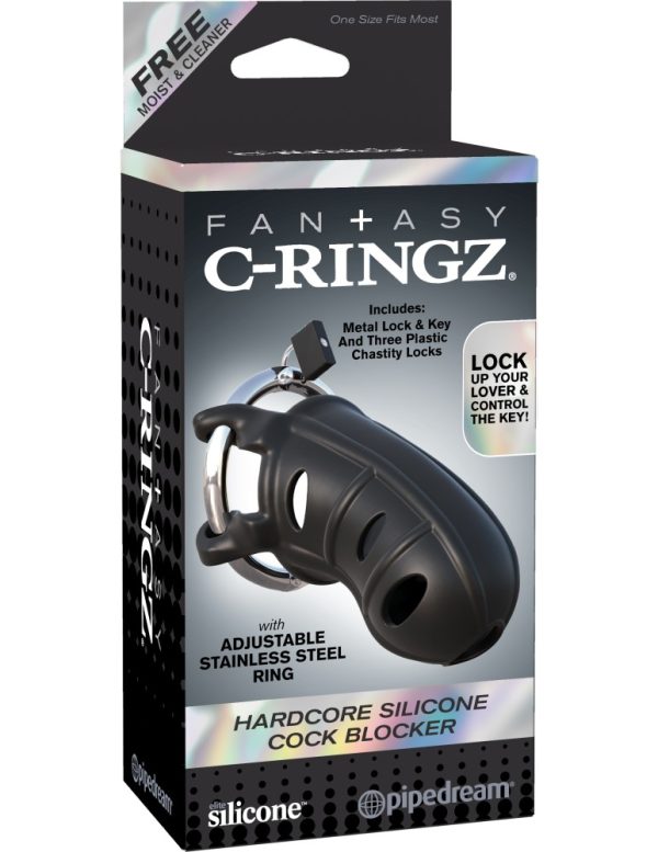 Hardcore Silicone Cock Blocker  Black ViPstore.hu - Erotika Webáruház - Szexshop