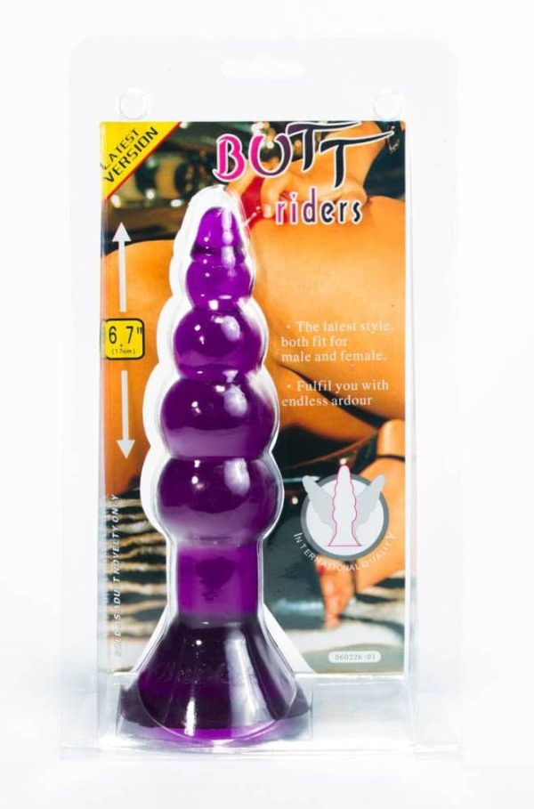 Butt Riders Anal Plug Purple ViPstore.hu - Erotika Webáruház - Szexshop