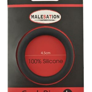 Malesation Silicone Cock Ring Black L ViPstore.hu - Erotika Webáruház - Szexshop