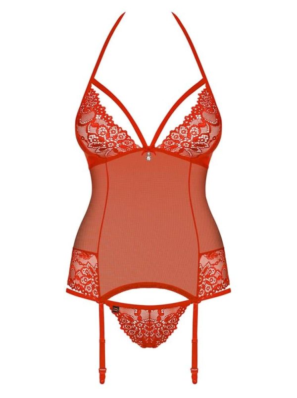 838-COR-3 corset & thong red  S/M ViPstore.hu - Erotika Webáruház - Szexshop 3