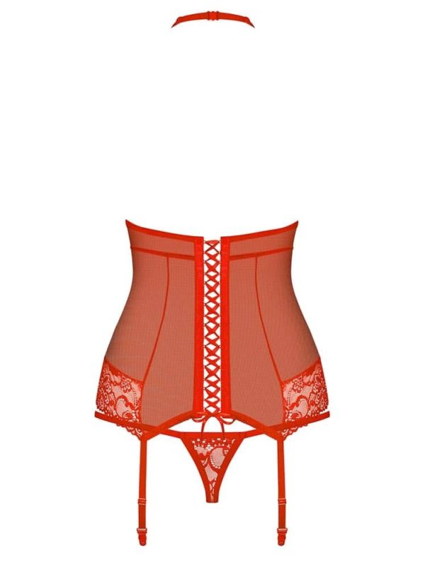 838-COR-3 corset & thong red  S/M ViPstore.hu - Erotika Webáruház - Szexshop 4