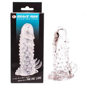 Brave Man Penis Sleeve Clear2 ViPstore.hu - Erotika Webáruház - Szexshop