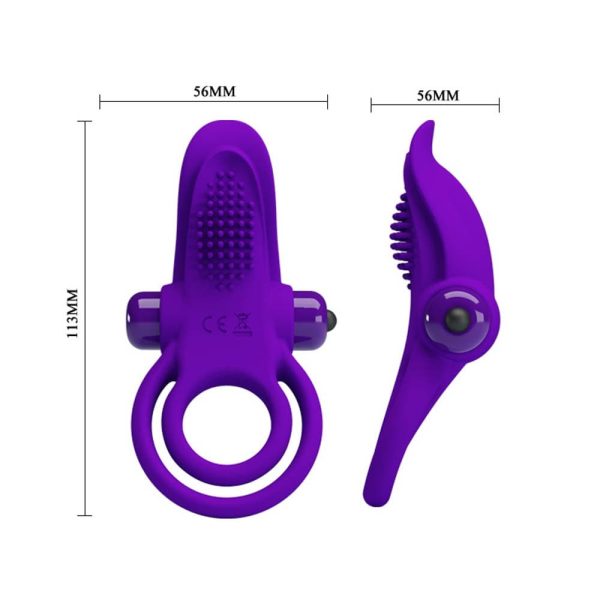 Pretty Love Vibrant Penis Ring Purple ViPstore.hu - Erotika Webáruház - Szexshop 4