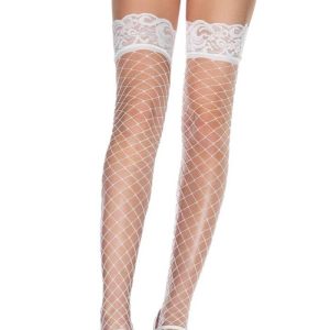 Fence Net Stocking – WHITE – O/S – HOSIERY ViPstore.hu - Erotika Webáruház - Szexshop