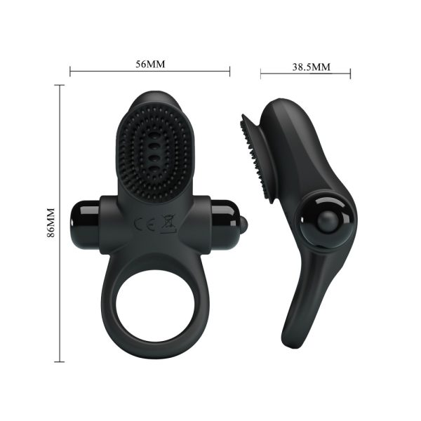 Pretty Love Vibrant Penis Ring 2 Black ViPstore.hu - Erotika Webáruház - Szexshop 6