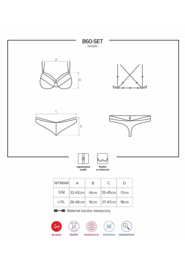 860-SET-1 2 pcs set black  S/M ViPstore.hu - Erotika Webáruház - Szexshop 5