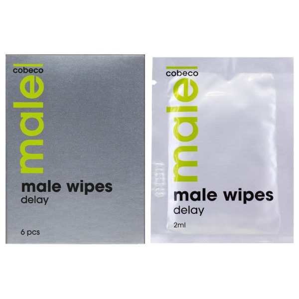 MALE Cobeco Wipes Delay (6×2.5ml) (en/de/fr/es/it/nl) ViPstore.hu - Erotika Webáruház - Szexshop