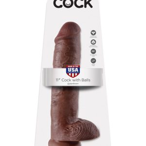 11" Cock with Balls  Brown ViPstore.hu - Erotika Webáruház - Szexshop