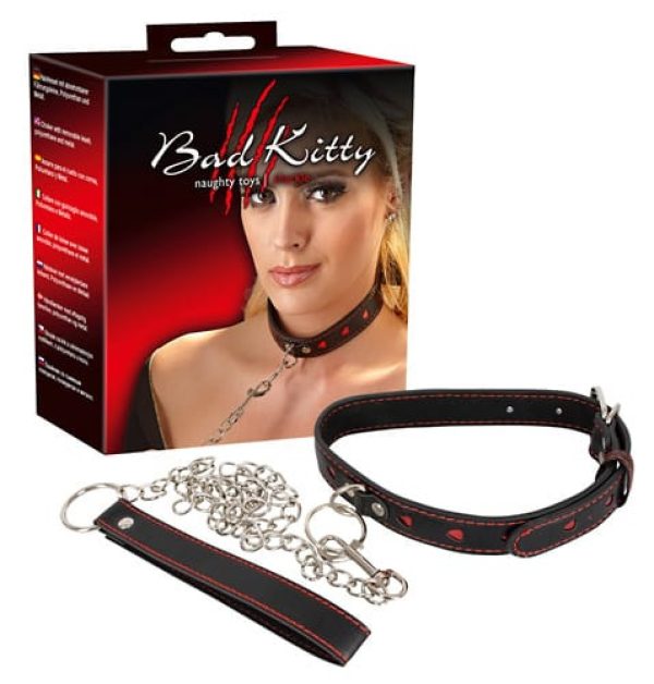 Bad Kitty Collar And Leash ViPstore.hu - Erotika Webáruház - Szexshop