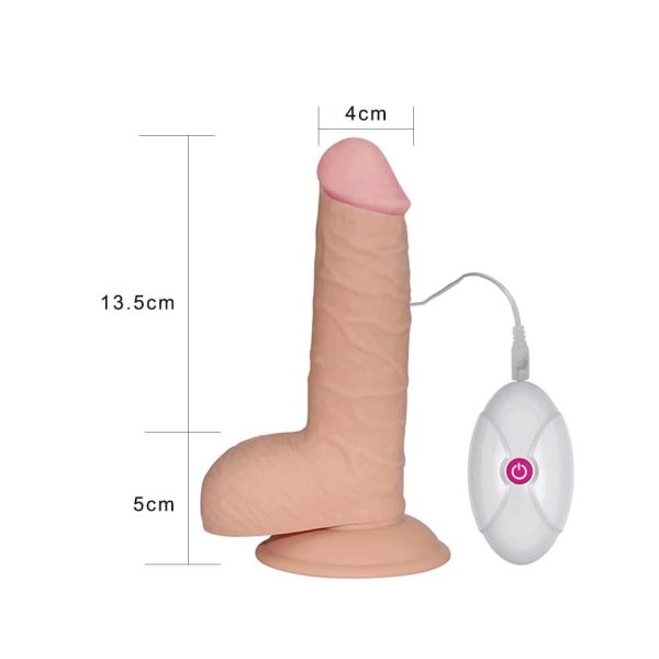 7.5" The Ultra Soft Dude – Vibrating Flesh ViPstore.hu - Erotika Webáruház - Szexshop 7