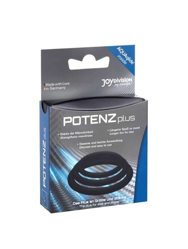 POTENZplus Black 3er Mix (S, M, L) ViPstore.hu - Erotika Webáruház - Szexshop