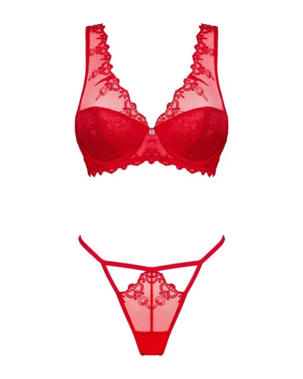 Lonesia 2-pcs set red  S/M ViPstore.hu - Erotika Webáruház - Szexshop 5