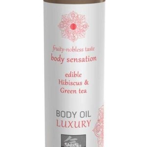 Luxury body oil edible – Hibiskus & Green Tea 75ml ViPstore.hu - Erotika Webáruház - Szexshop