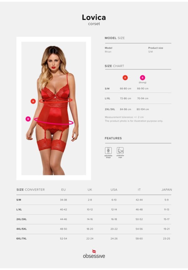 Lovica corset & thong  S/M ViPstore.hu - Erotika Webáruház - Szexshop 3