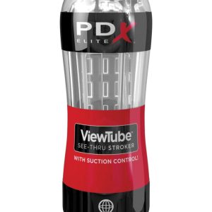 Viewtube See-Thru Stroker Red/Clear ViPstore.hu - Erotika Webáruház - Szexshop
