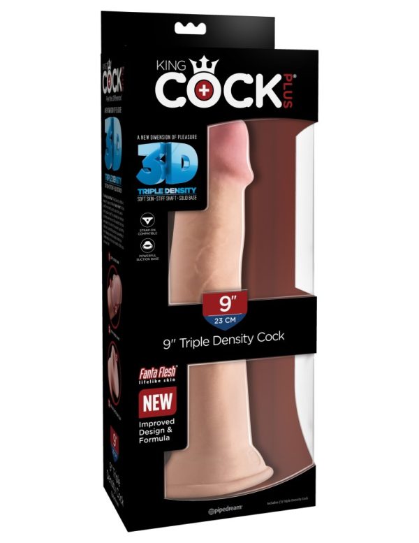 9" Triple Density Cock Light ViPstore.hu - Erotika Webáruház - Szexshop