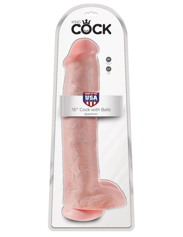 15" Cock with Balls  Light ViPstore.hu - Erotika Webáruház - Szexshop