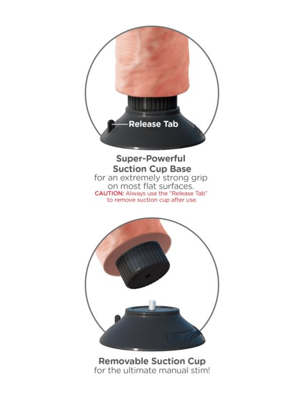 7" Vibrating Cock with Balls  Light ViPstore.hu - Erotika Webáruház - Szexshop 4