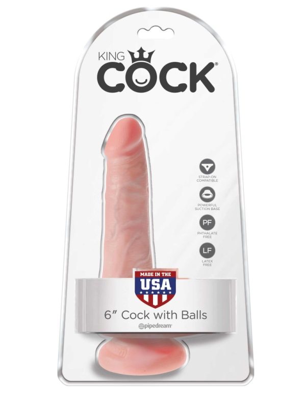 6" Cock with Balls  Light ViPstore.hu - Erotika Webáruház - Szexshop