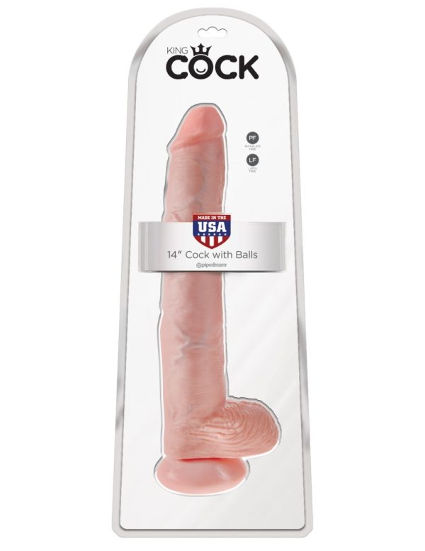 14" Cock with Balls  Light ViPstore.hu - Erotika Webáruház - Szexshop