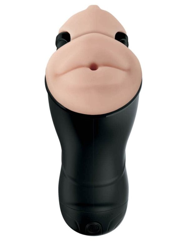 Double Penetration Vibrating Stroker  Light/Black ViPstore.hu - Erotika Webáruház - Szexshop 4