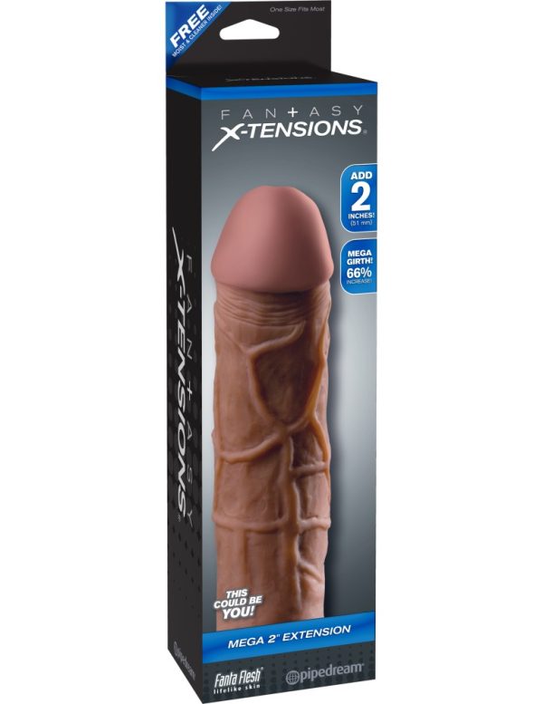 Mega 2" Extension Brown ViPstore.hu - Erotika Webáruház - Szexshop