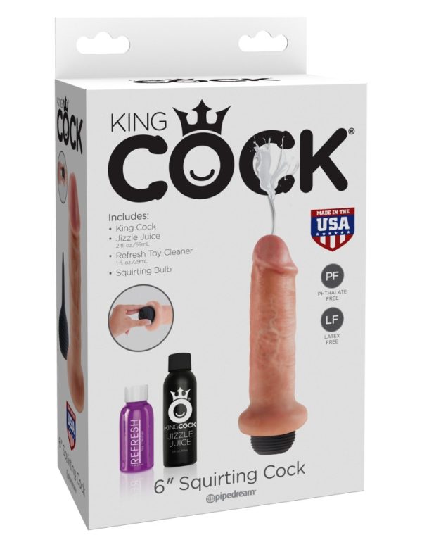 6" Squirting Cock  Light ViPstore.hu - Erotika Webáruház - Szexshop