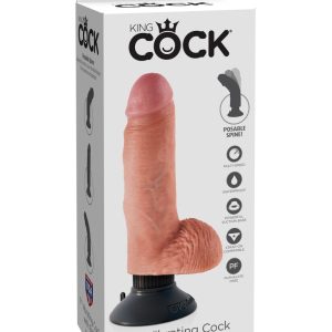 7" Vibrating Cock with Balls  Light ViPstore.hu - Erotika Webáruház - Szexshop