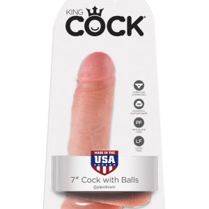 7" Cock with Balls  Light ViPstore.hu - Erotika Webáruház - Szexshop
