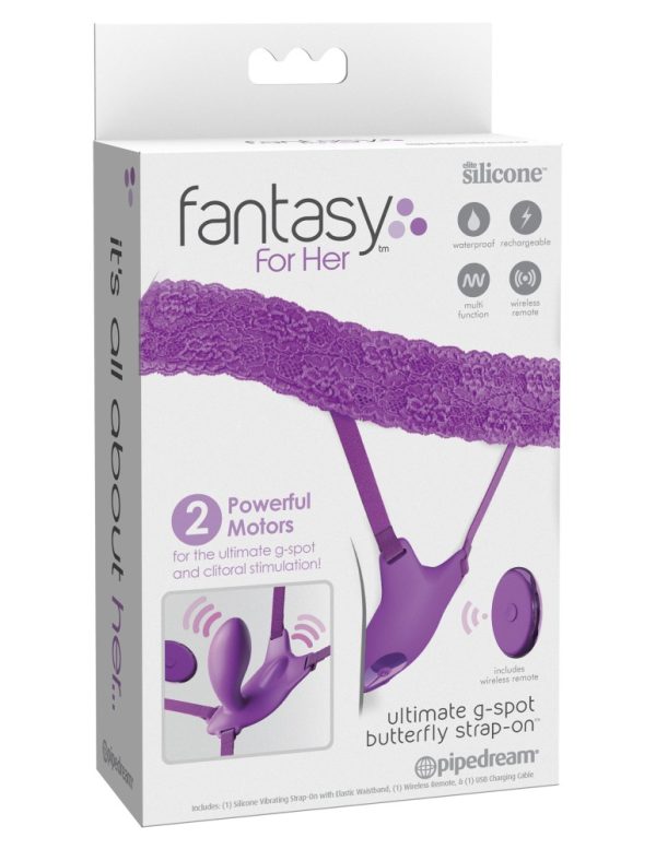 Ultimate G-Spot Butterfly Strap-On Purple ViPstore.hu - Erotika Webáruház - Szexshop