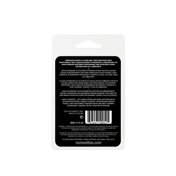 Renegade – Suave Ball Stretcher – Black ViPstore.hu - Erotika Webáruház - Szexshop 4